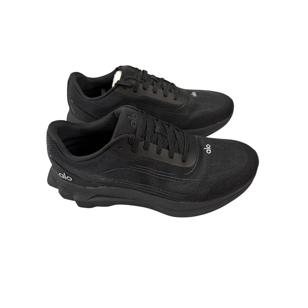 Alo Yoga Alo X 01 Classic Sneakers Mens 10.5 Black Performance Running A0590U